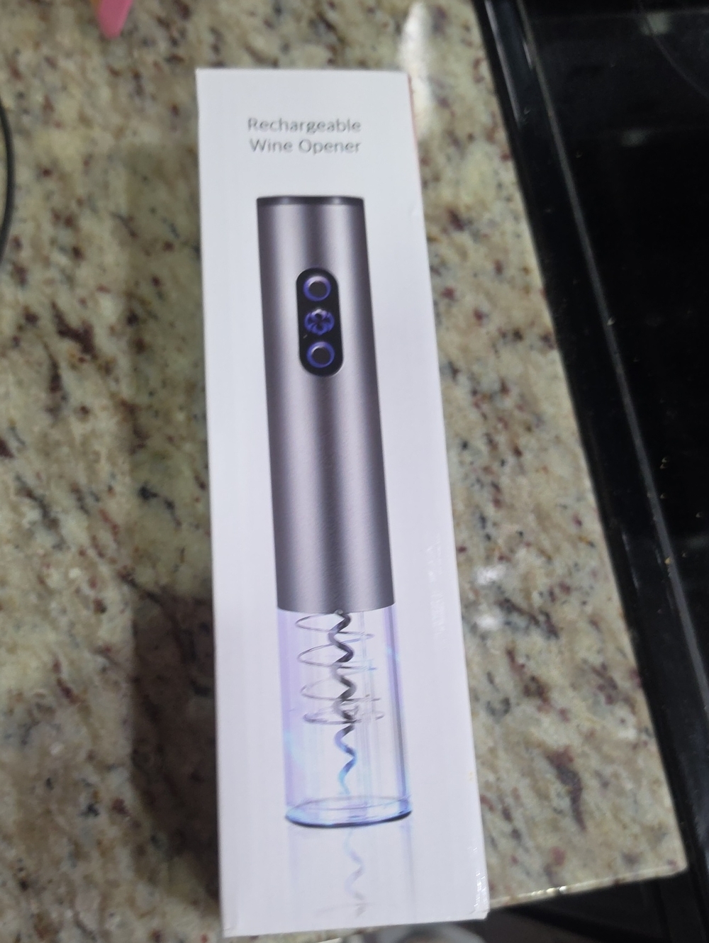 Rechargeable Electric Wine Opener - Silver